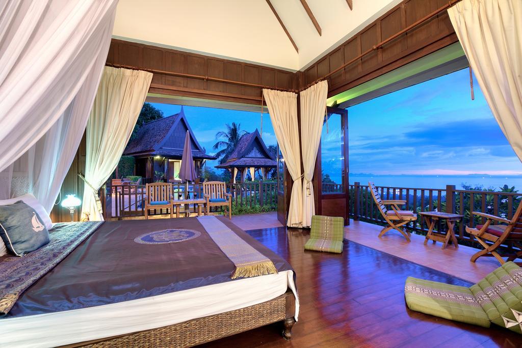 Villa Thai Teak - Panoramic Sea & Sunset Views Koh Samui Habitación foto
