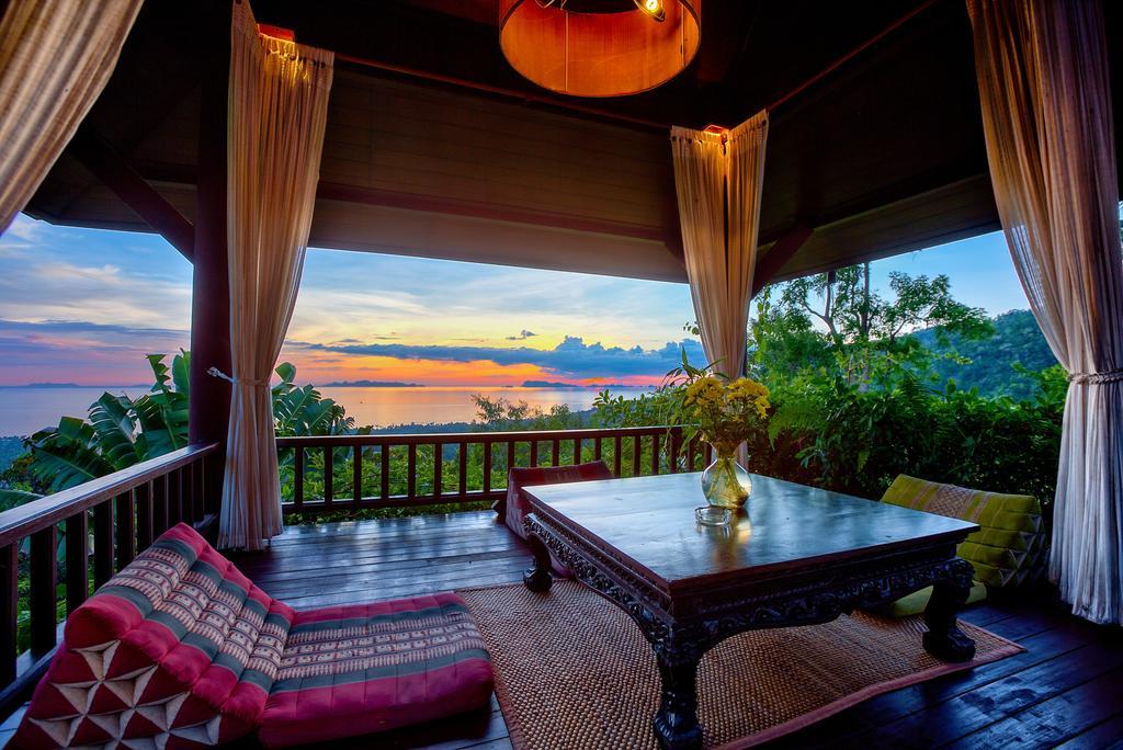 Villa Thai Teak - Panoramic Sea & Sunset Views Koh Samui Habitación foto